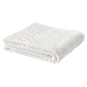 Toalla de mano color blanco (50 x 100 cm)