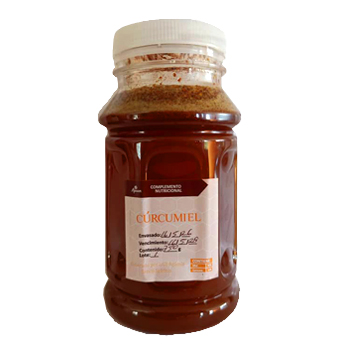 Miel con Cúrcuma (Frasco 340g)