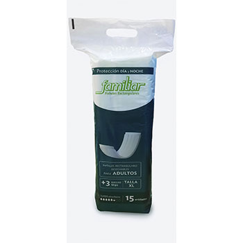 Pañales rectangulares desechables no doblados con malla (Tripas) para Adulto (Talla XL)