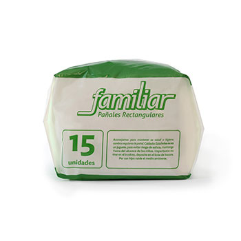 Pañales rectangulares desechables no doblados (Tripas) para Adulto