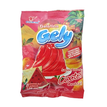 Gelatina de Coctel, 170g