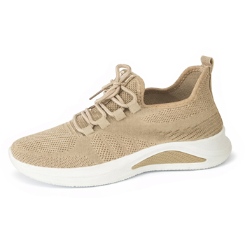 Zapatillas deportivas de punto para hombre, tallas 44, color beige,)