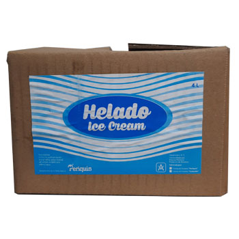 Helado de Fresa en caja, 4L