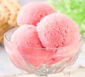Helado crema 11% . Fresa Rizado de Chocolate (4 litros)