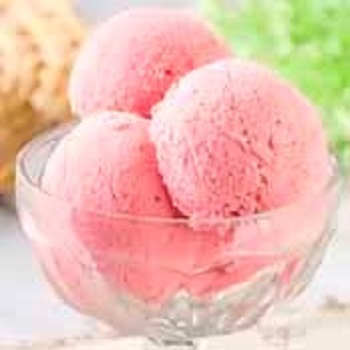Helado crema 11% . Fresa Rizado de Chocolate (4 litros)