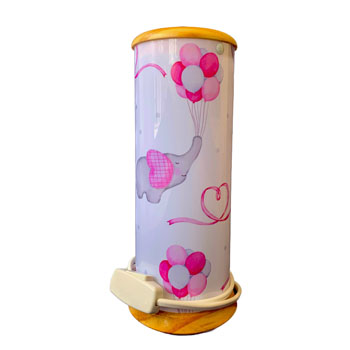 Lámpara de mesa con motivo – Elefantes con Globos