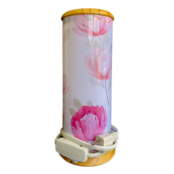 Lámpara de mesa con motivo – Flores Pálidas