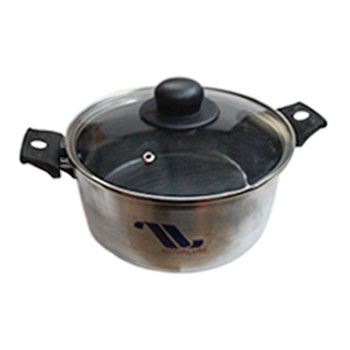 Cacerola con tapa 24 cm (Teflón interior y sirve para inducción)
