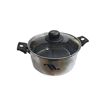 Cacerola con tapa 20 cm (Teflón interior y sirve para inducción)
