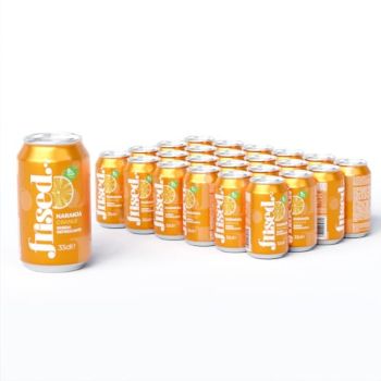 Refresco Gaseado Frised Naranja (Caja de 24 latas)