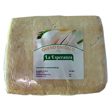 Queso Criollo Fresco - 1 kg