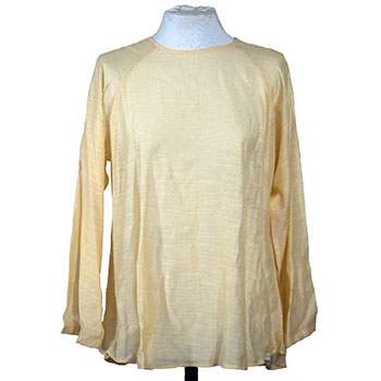Blusa de mujer manga larga - Amarilla