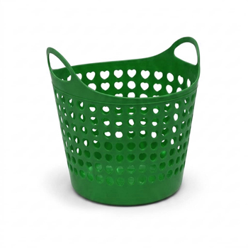 Cesta plástico para ropa (Color Verde)