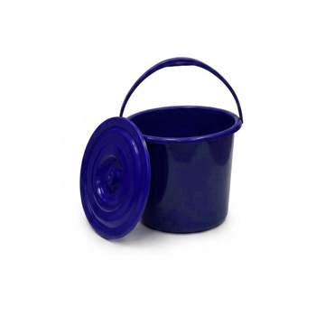 Cubo con tapa (Color Azul)