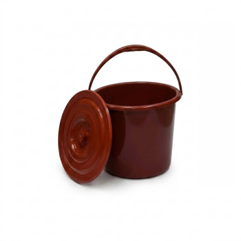 Cubo con tapa (Color Rojo)