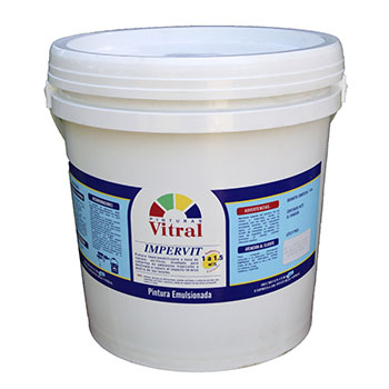 Pintura impermeabilizante - Impervit Color Verde (20 litros)
