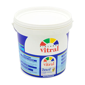 Pintura Decorativa Interior - Duracril - Marfil (4 litros) VITRAL