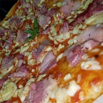 Pizza de Tocineta, 14 pulgadas